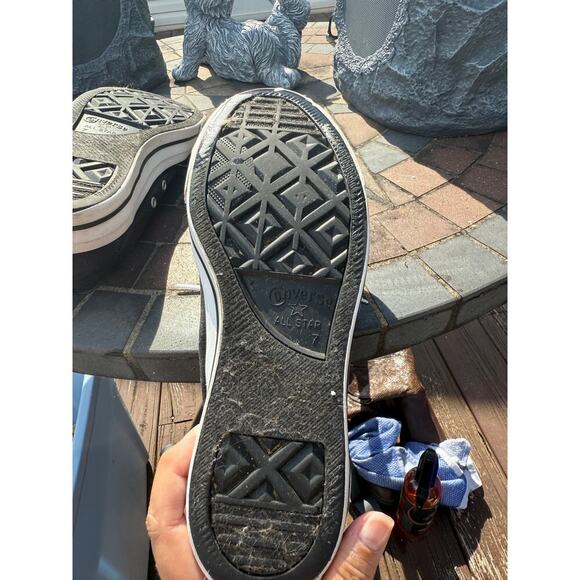 Converse Women’s All Star Canvas Shoes Sz 8 Sneakers Casual Shoes Walking Shoe - Picture 7 of 13